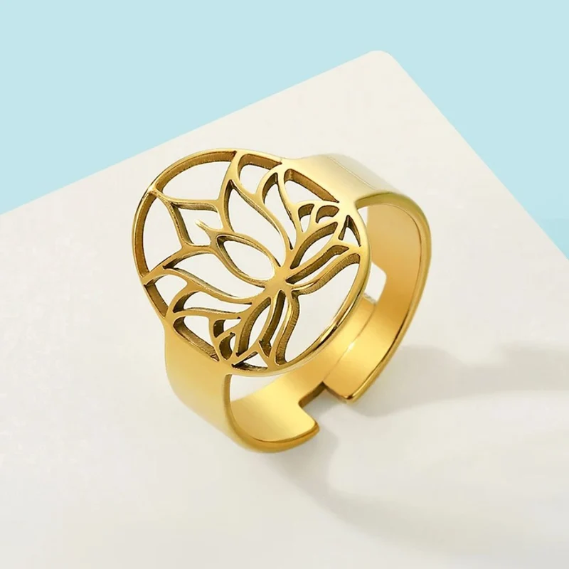 Bague Mantra Fleur de Lotus