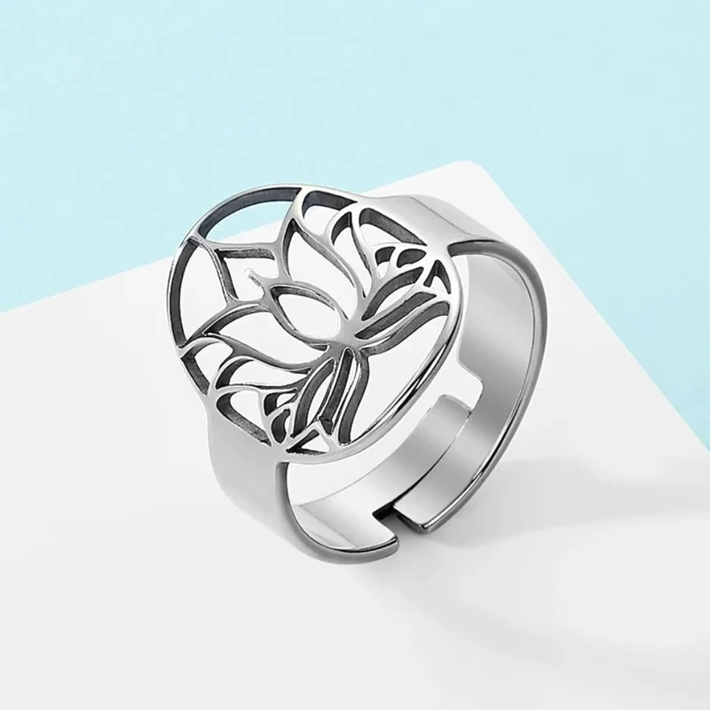 Bague Mantra Fleur de Lotus