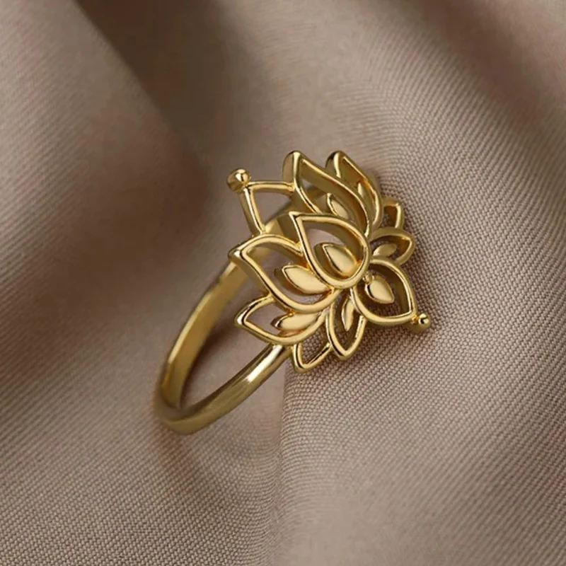 Bague Fleur de Lotus Or