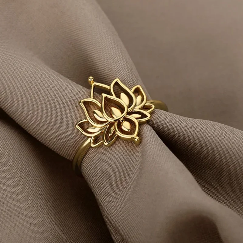 Bague Fleur de Lotus Or