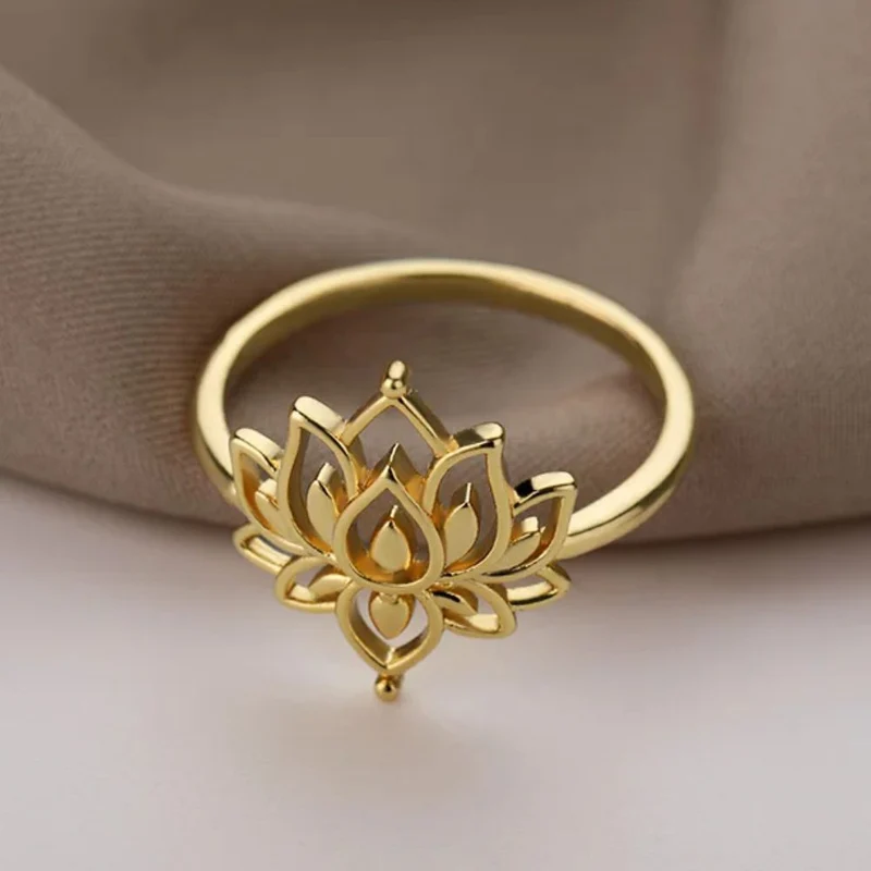 Bague Fleur de Lotus Or