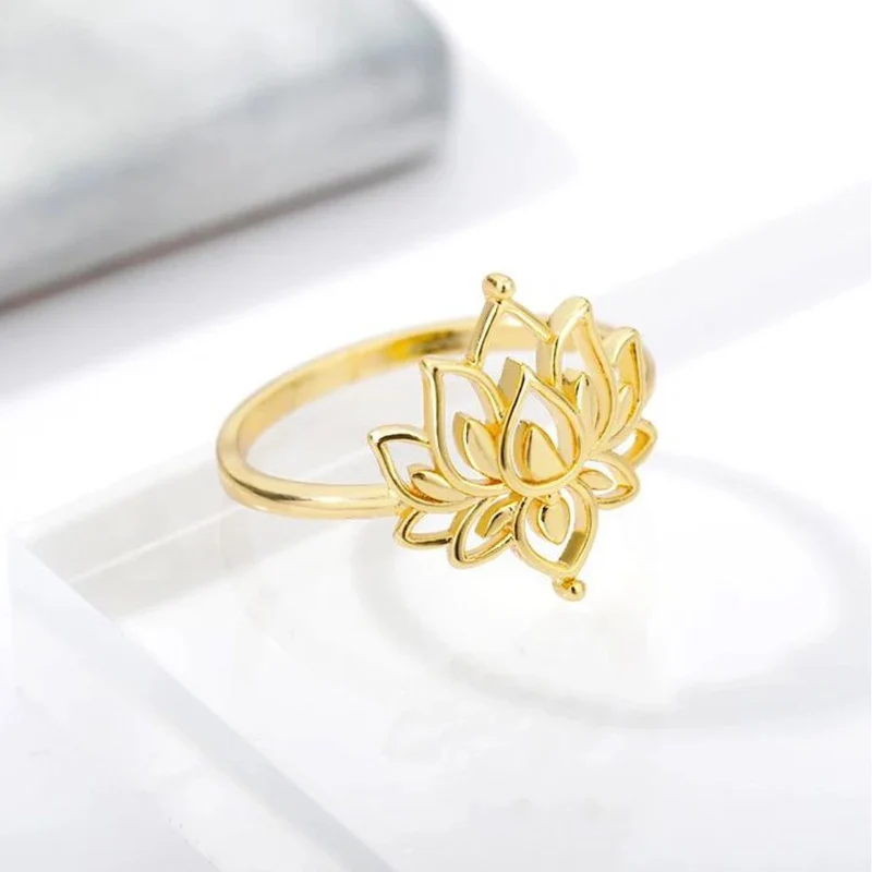 Bague Fleur de Lotus Or