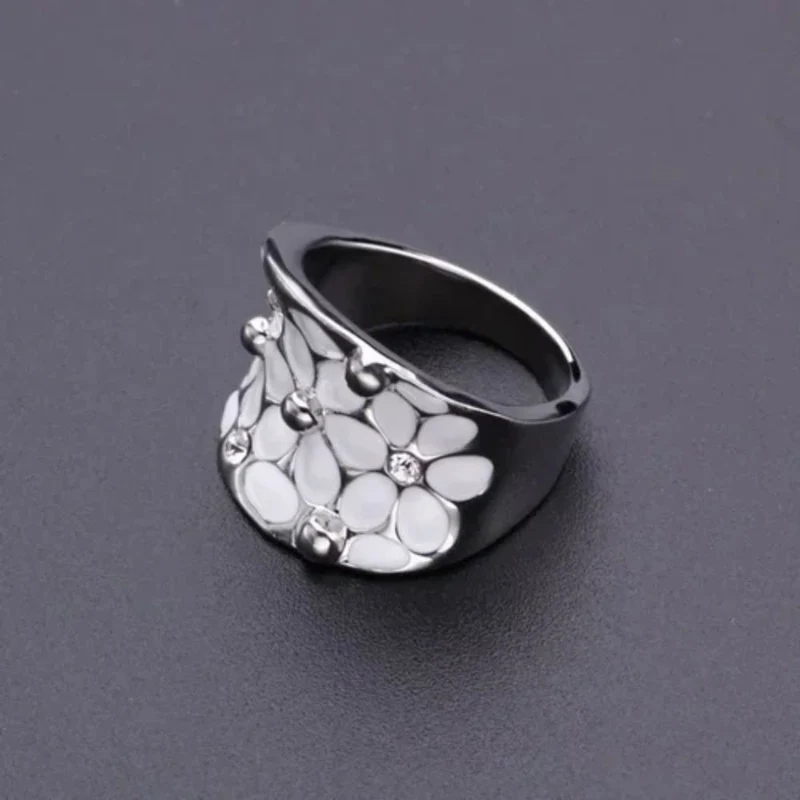 Bague Fleur Blanche