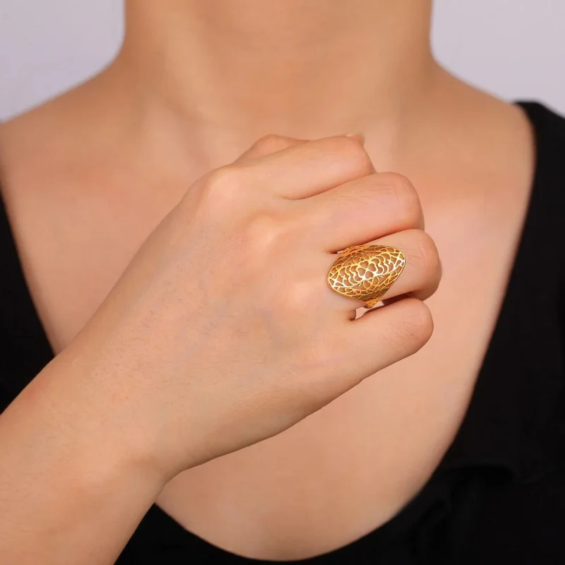 Grosse Bague Fleur de Vie