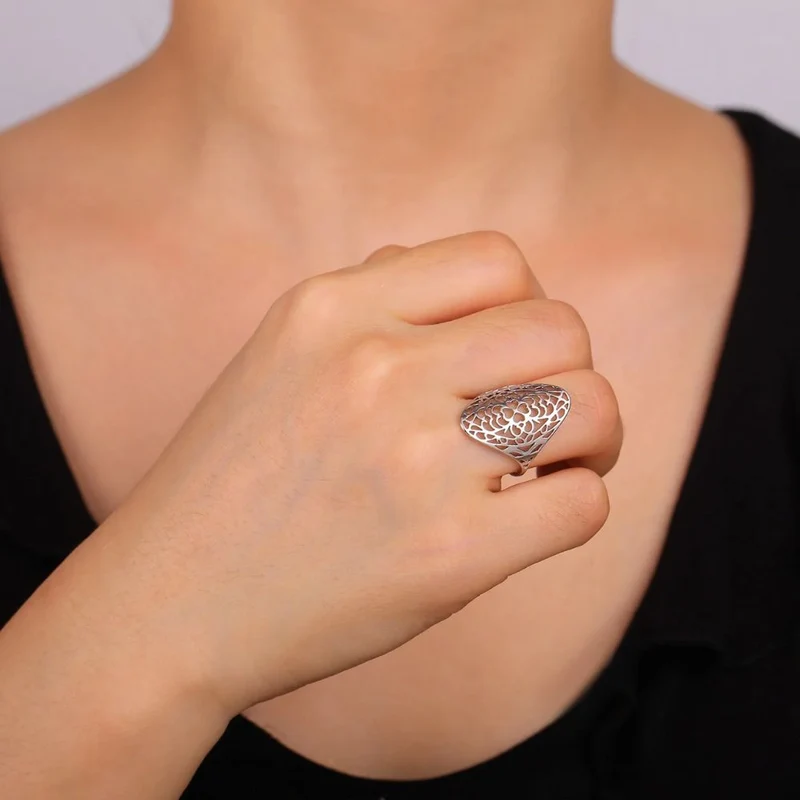 Grosse Bague Fleur de Vie