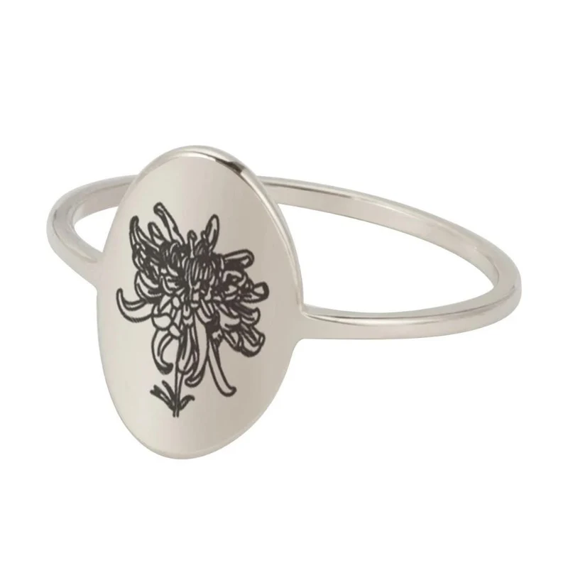 Bague Fleur Dessin