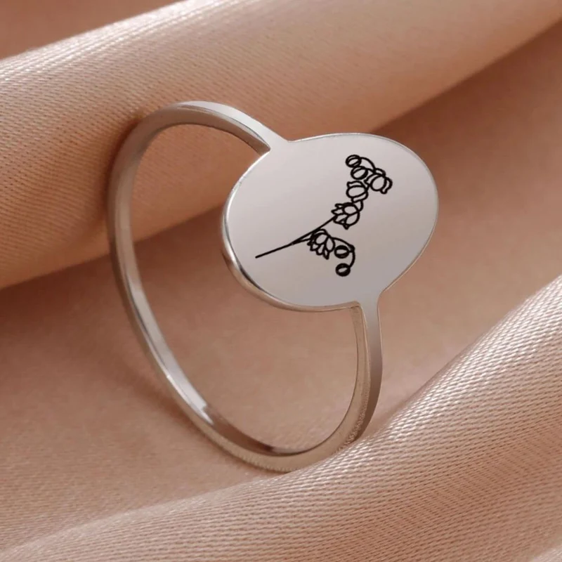 Bague Fleur Dessin