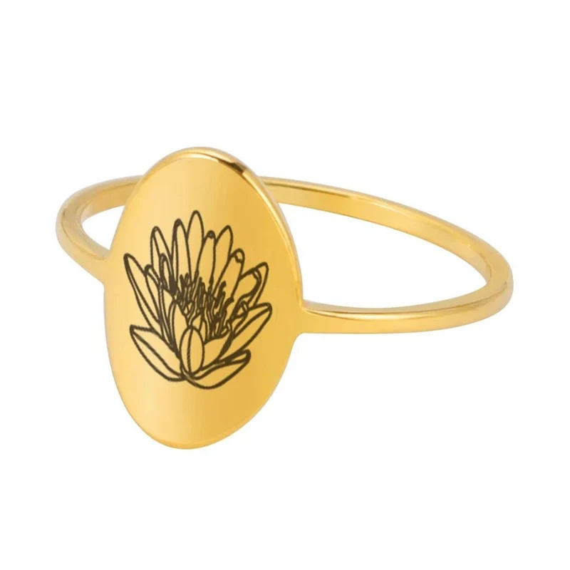 Bague Fleur Dessin