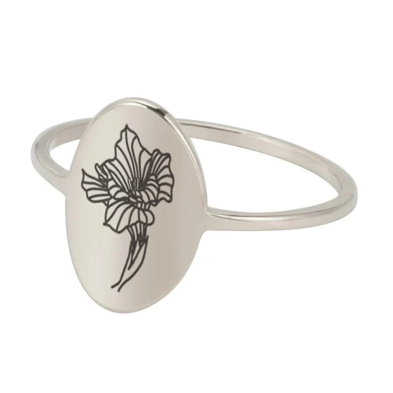 Bague Fleur Dessin