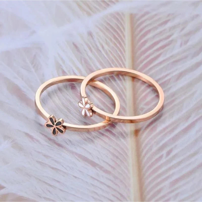 Bague Fleur Rose