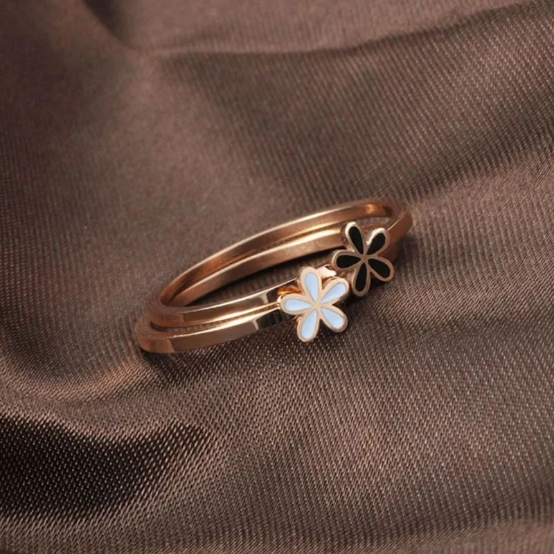Bague Fleur Rose
