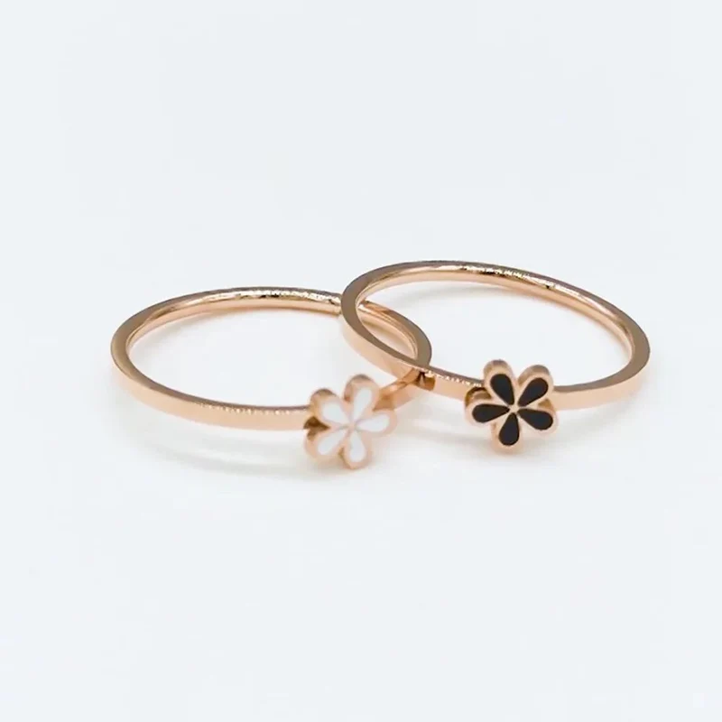 Bague Fleur Rose
