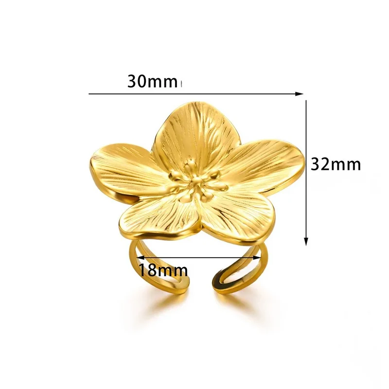Bague Grosse Fleur