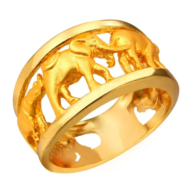 Bague Éléphant Antique