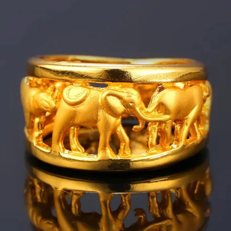Bague Éléphant Antique