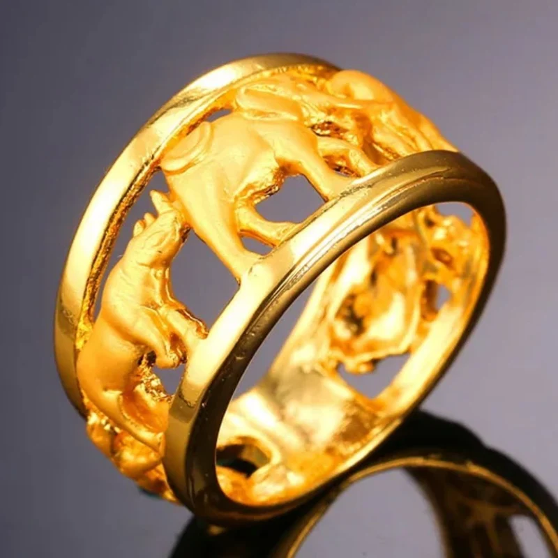 Bague Éléphant Antique