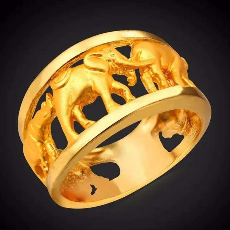 Bague Éléphant Antique