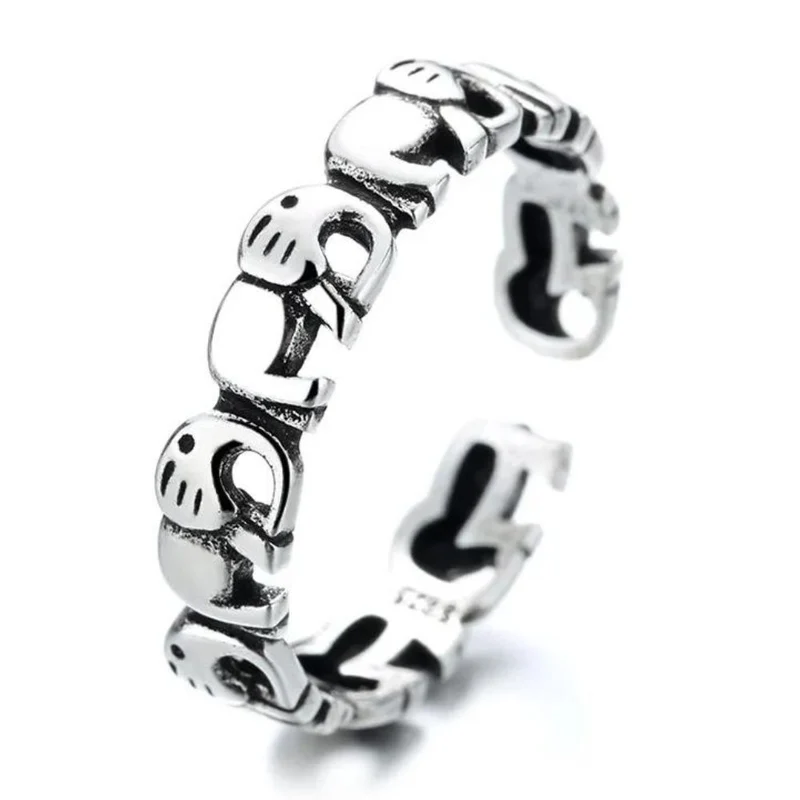Bague Éléphant Anneau