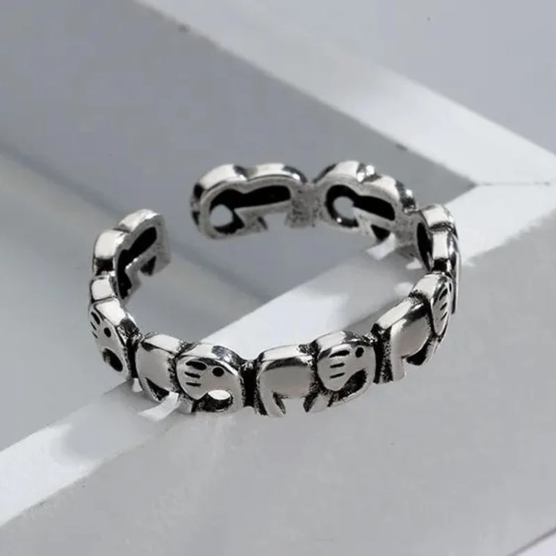 Bague Éléphant Anneau