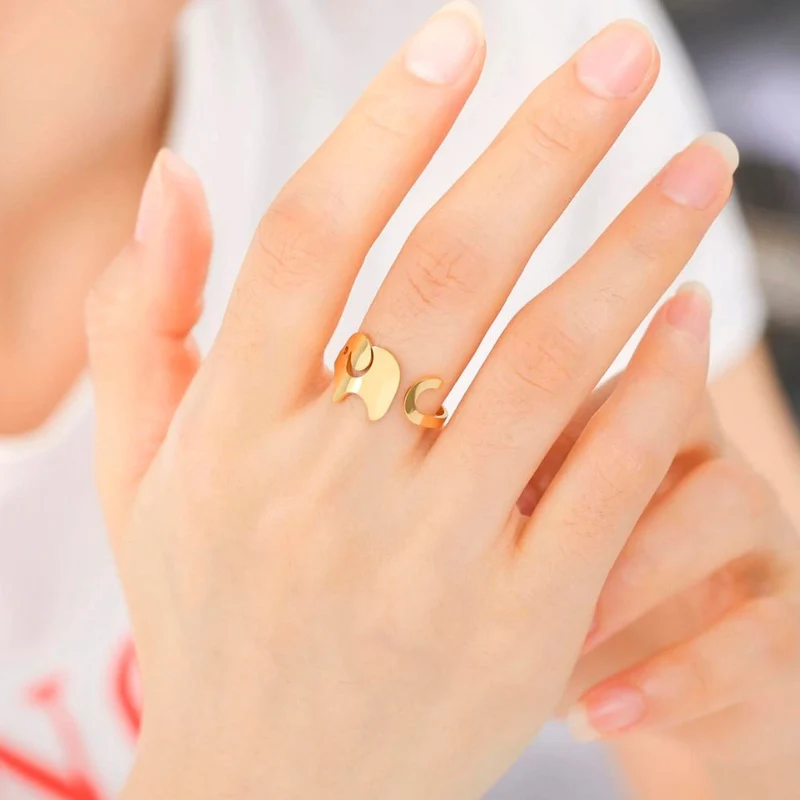 Bague Éléphant Minimaliste