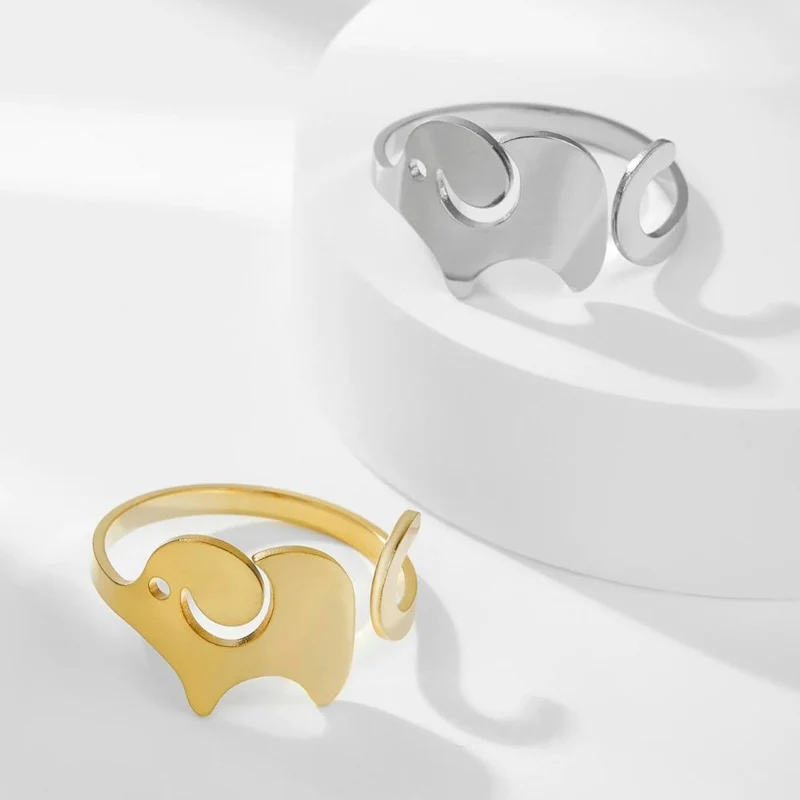 Bague Éléphant Minimaliste