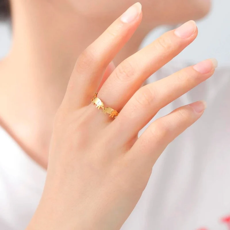Bague Éléphant Femme