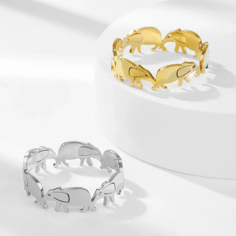 Bague Éléphant Femme