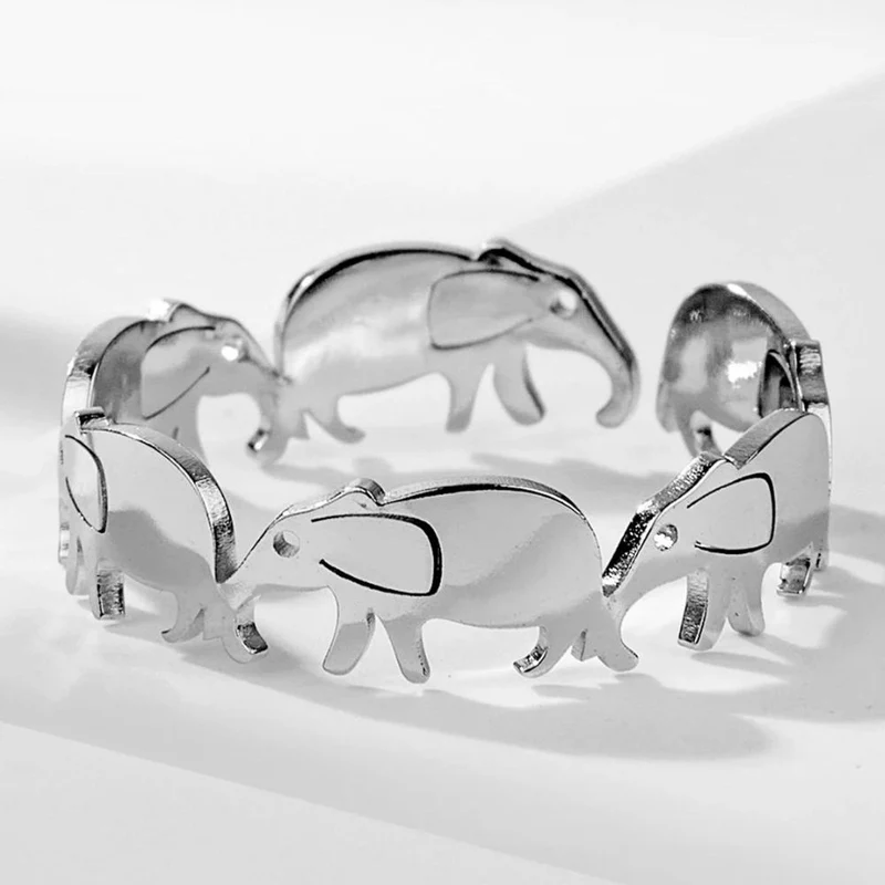 Bague Éléphant Femme