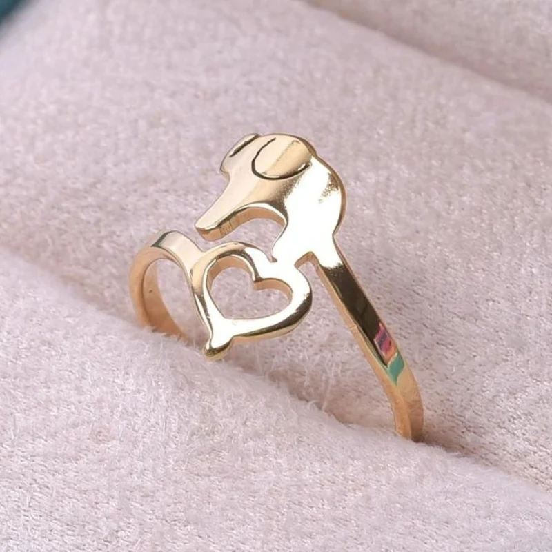 Bague Éléphant Cœur