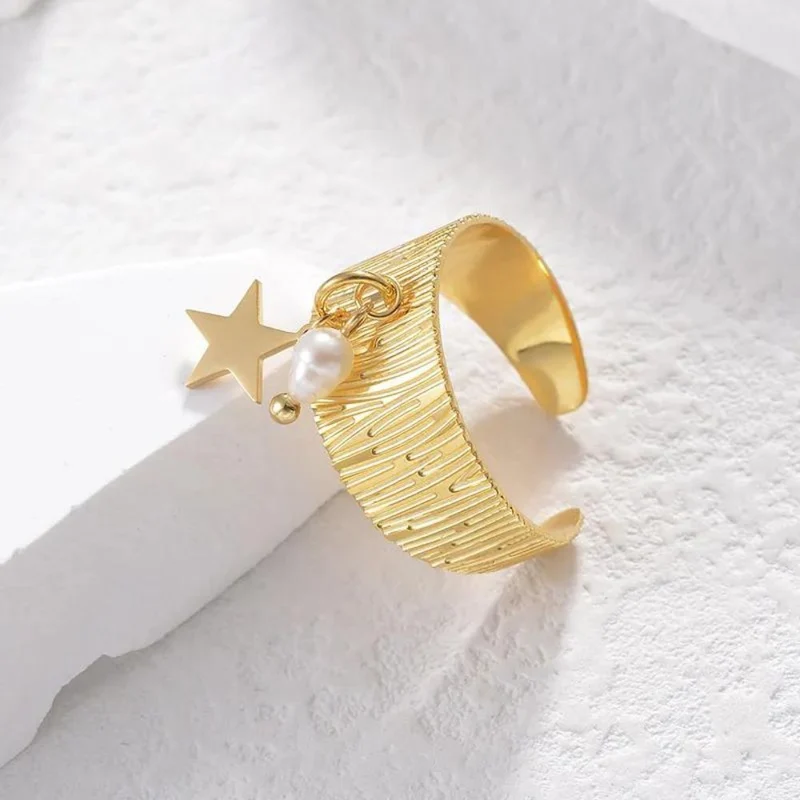 Bague avec Pendentif Étoile
