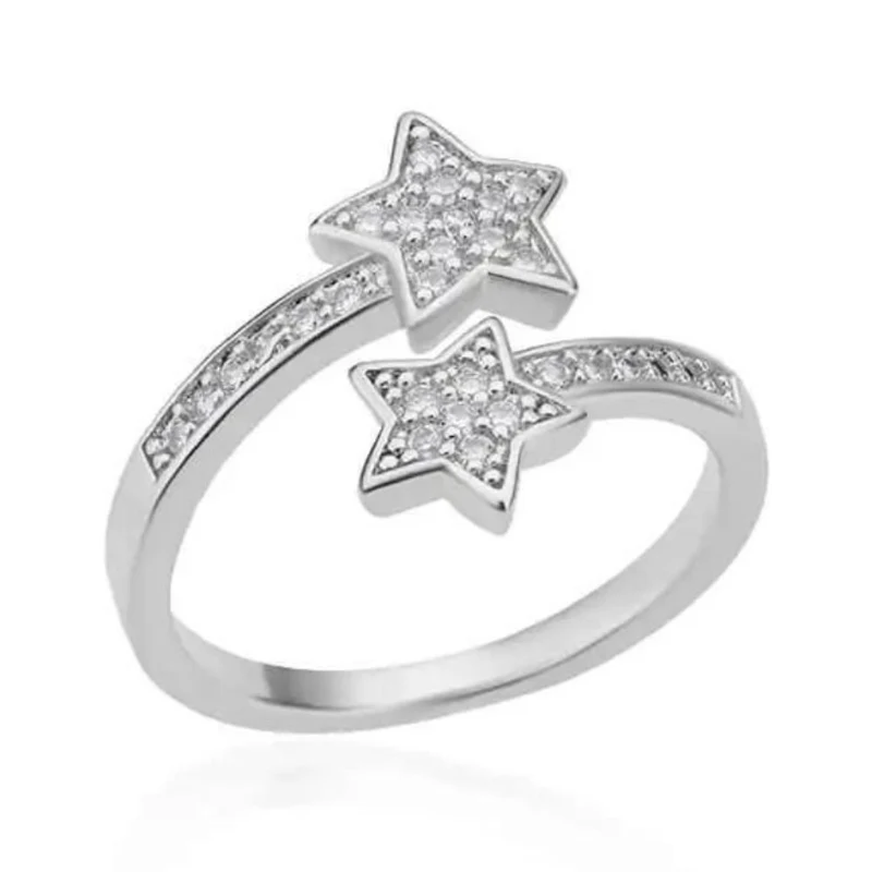 Bague Double Étoile