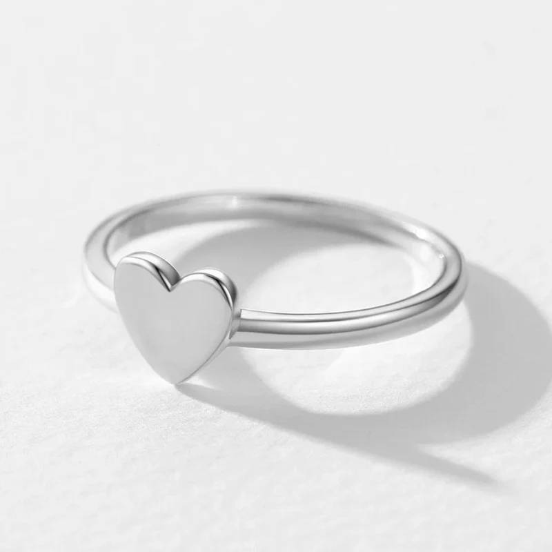 Bague Cœur Argent