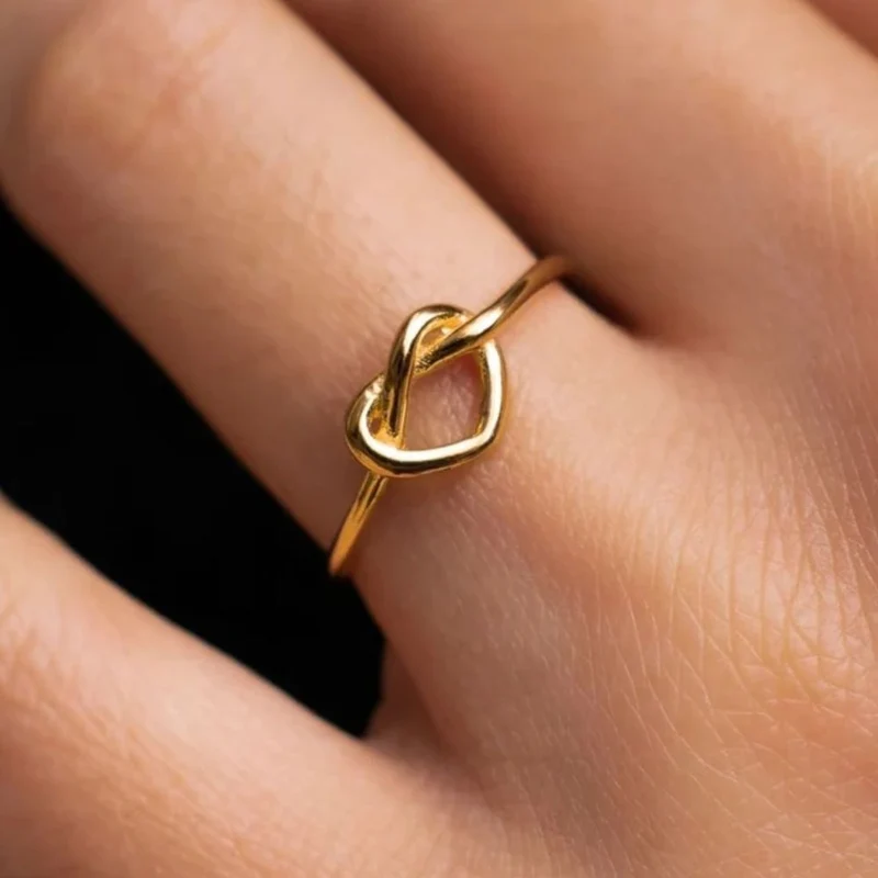 Bague Cœur Noué