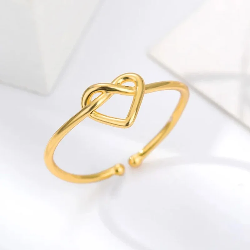 Bague Cœur Noué