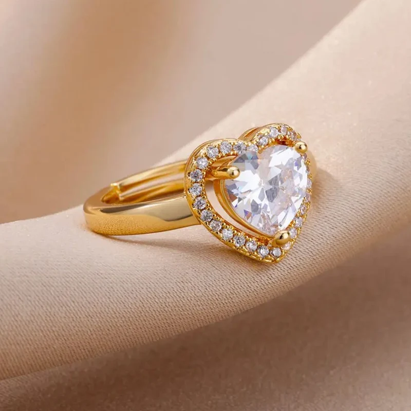 Bague Cœur Or Diamant
