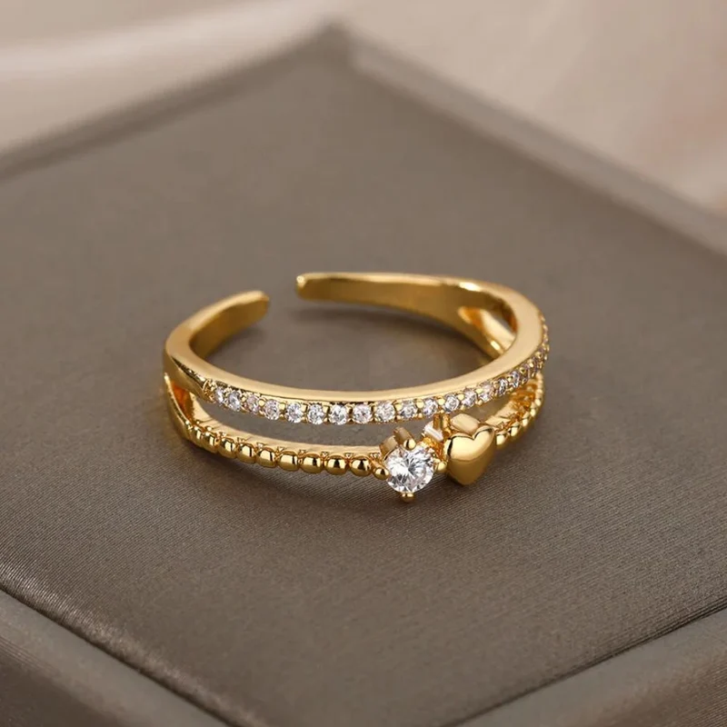 Bague de Fiançaille Cœur Femme