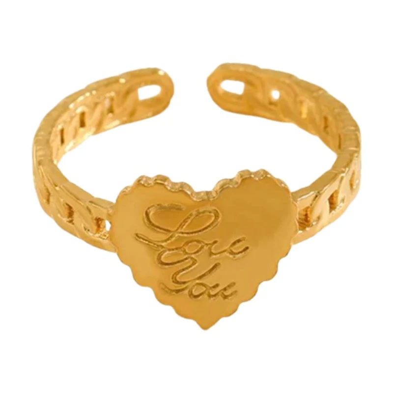 Bague Cœur Love You