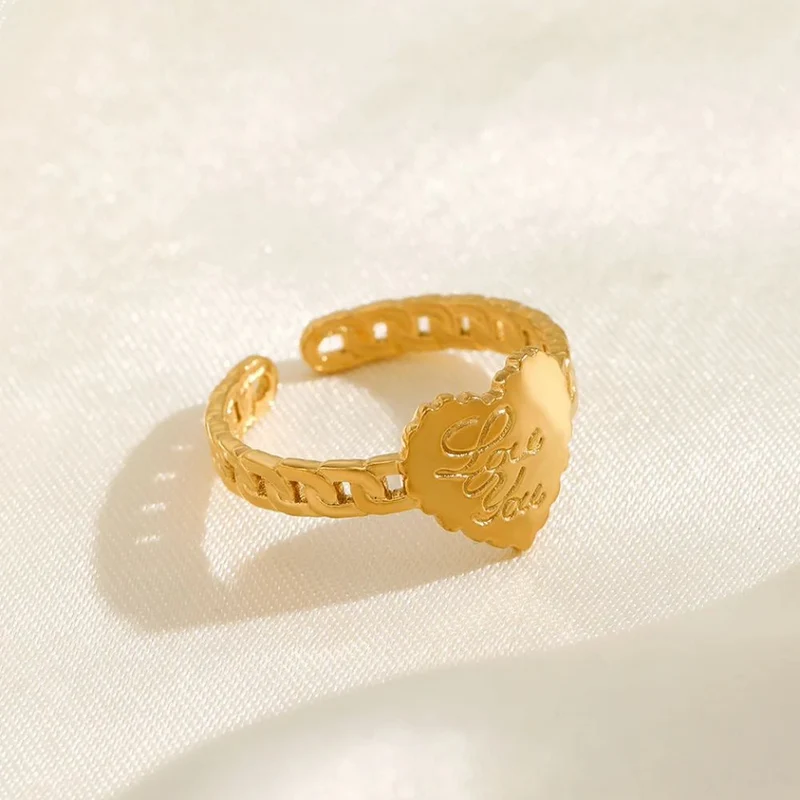 Bague Cœur Love You