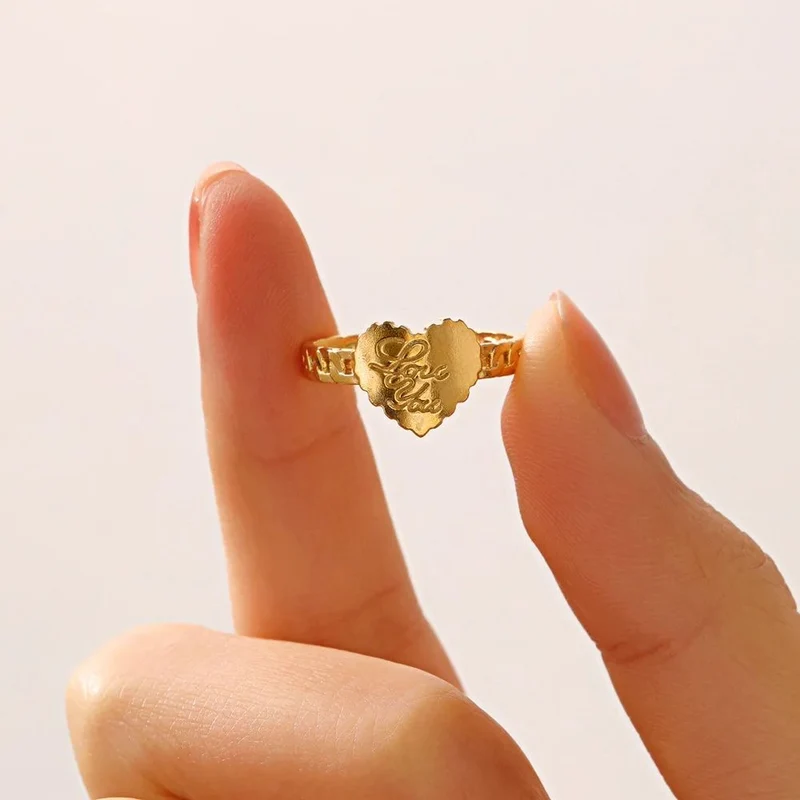 Bague Cœur Love You