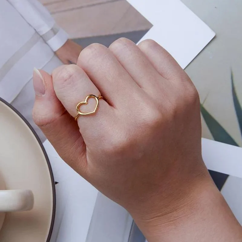 Bague Cœur Simple