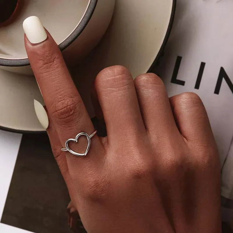 Bague Cœur Simple