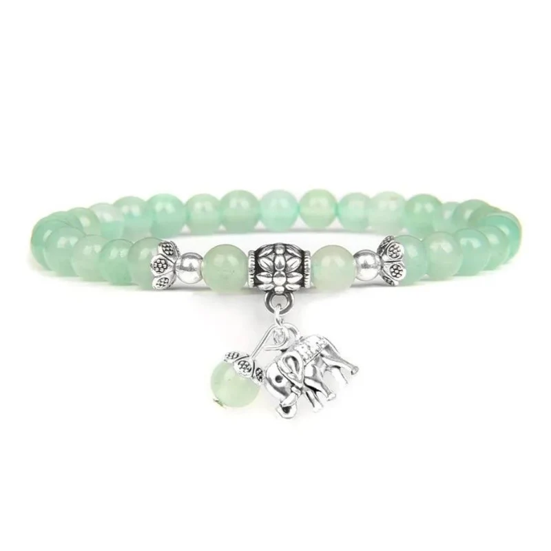 Bracelet Éléphant Perles Fines