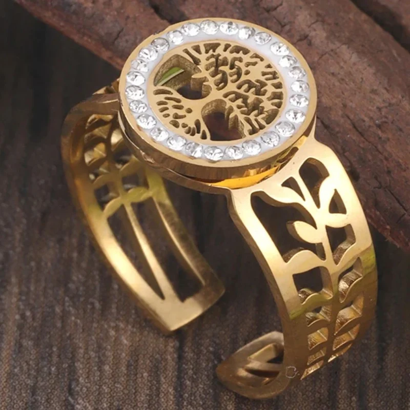 Large Bague Arbre de Vie