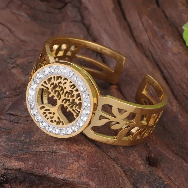 Large Bague Arbre de Vie