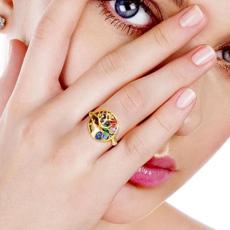 Bague Arbre de Vie Or 18 carats