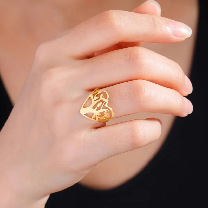 Bague Arbre de Vie Coeur