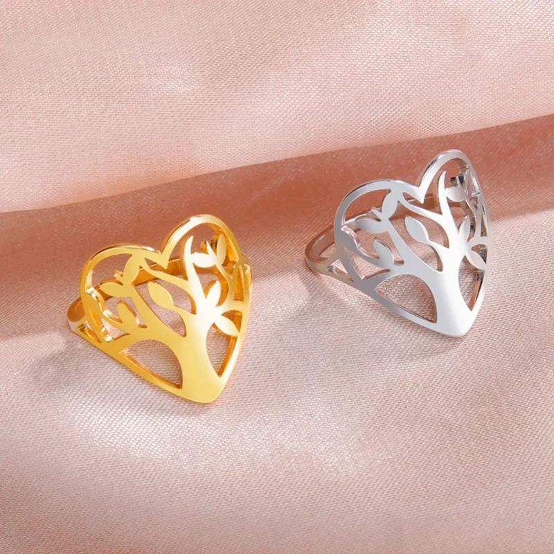 Bague Arbre de Vie Coeur