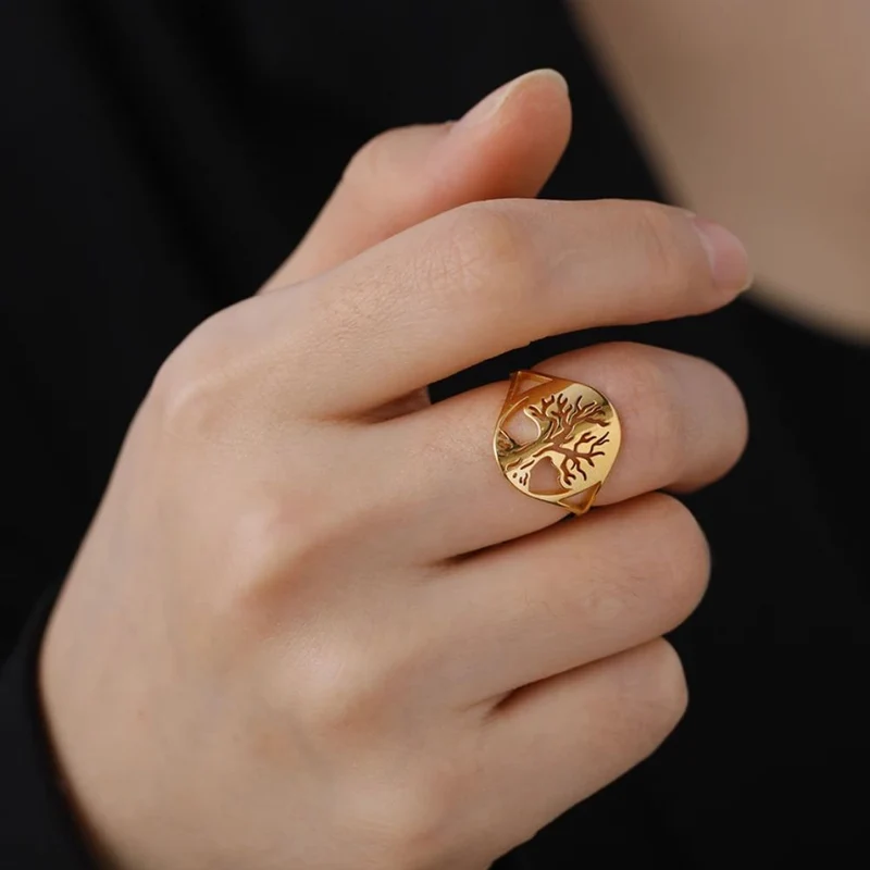 Bague avec Arbre de Vie
