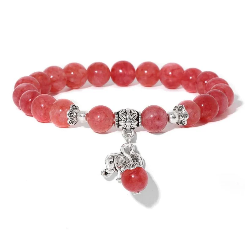 Bracelet Éléphant Perles