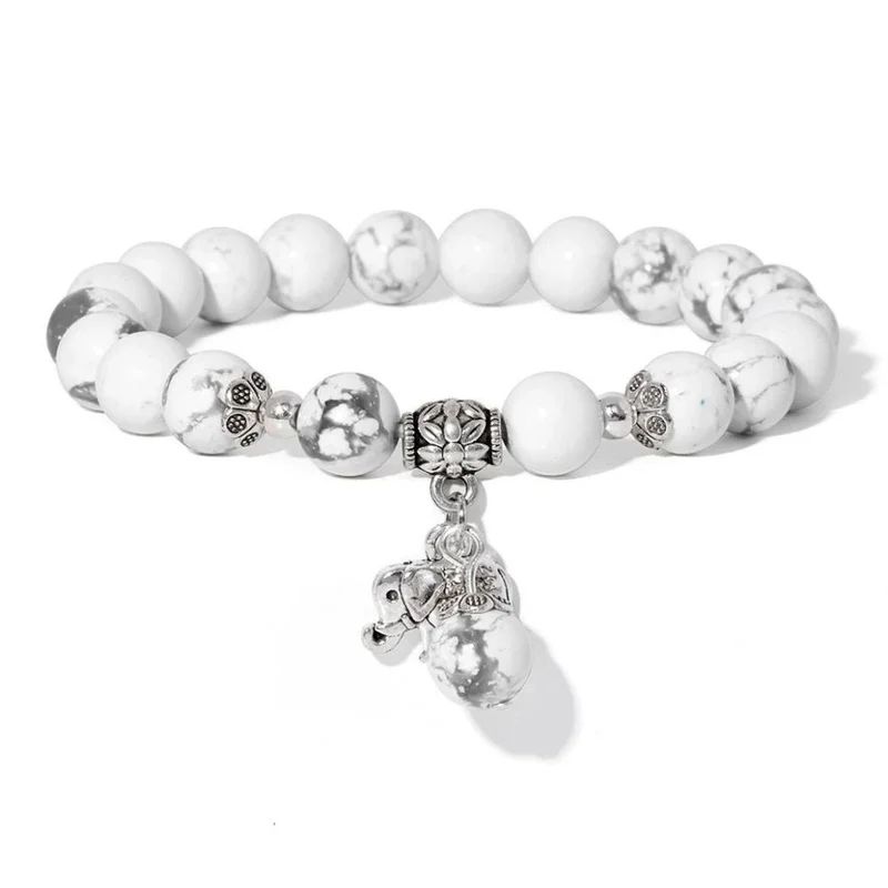 Bracelet Éléphant Perles